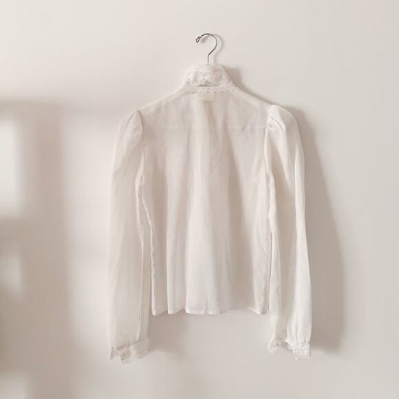 Jessica's Gunnies Lace Blouse XS - Picture 2 of 3